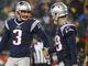 Patriots kicker Stephen Gostkowski (3) celebrates after