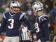 Patriots kicker Stephen Gostkowski (3) celebrates after