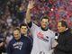 Patriots quarterback Tom Brady (12) celebrates with