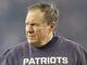Patriots head coach Bill Belichick gets ready for the