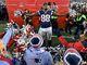 Patriots tight end Martellus Bennett (88) celebrates