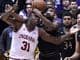 Indiana center Thomas Bryant (31) and Northwestern