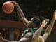 South Florida forward Bo Zeigler (35) reaches for the