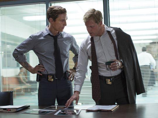 Matthew McConaughey, left, and Woody Harrelson in Season