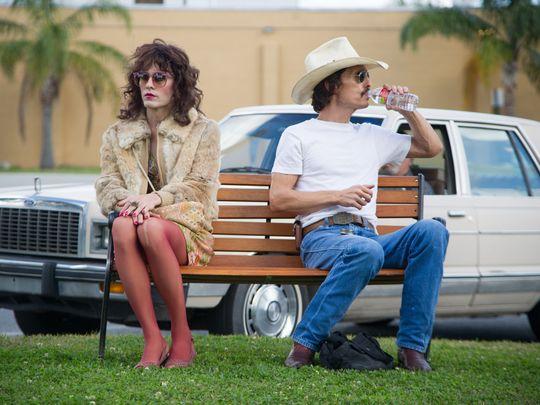 Jared Leto, left, and Matthew McConaughey in 'Dallas