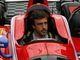 Fernando Alonso gets fitted for an Indy car before