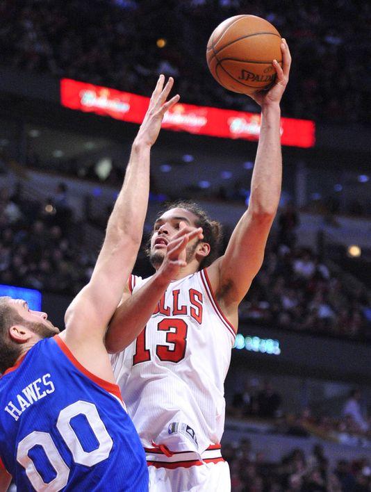 Joakim Noah’s triple-double powers Bulls past 76ers