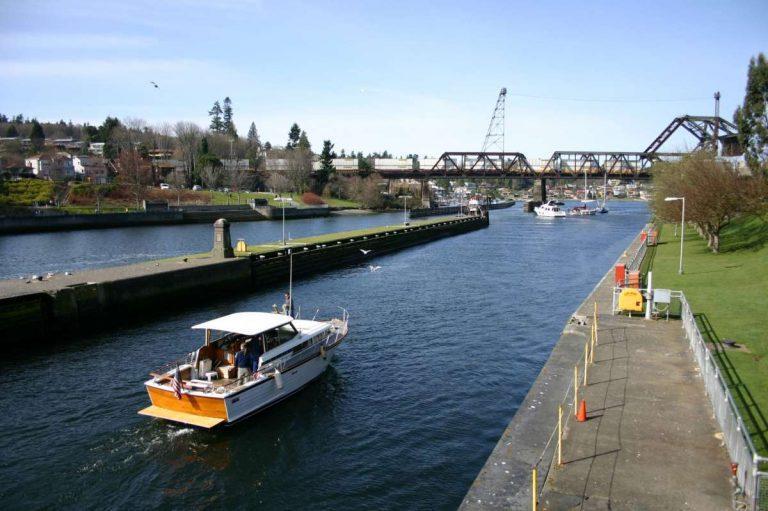 Pedestrian bridges at Seattle's Ballard Locks set to reopen in April; fish ladder remains closed