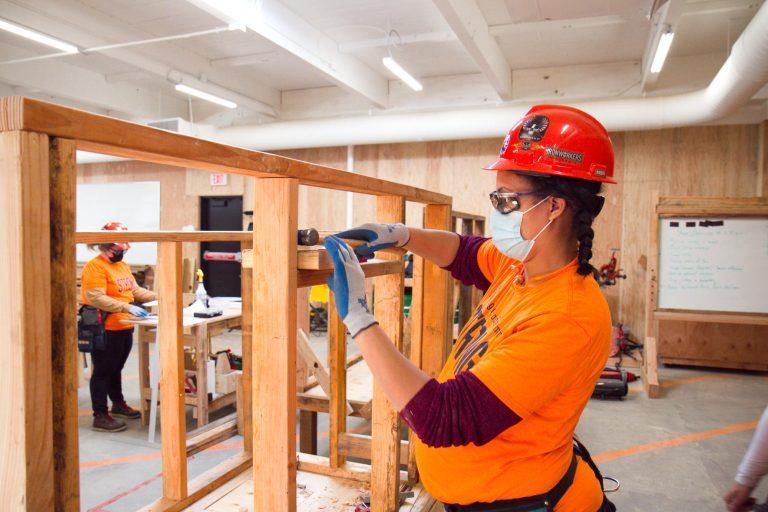 Infrastructure legislation could open doors to women in building trades
