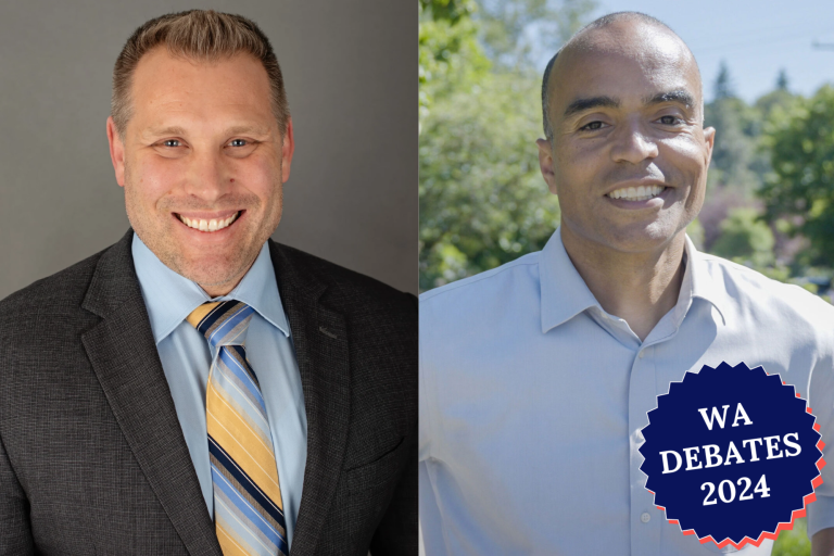 Live debate: Washington attorney general with Brown, Serrano
