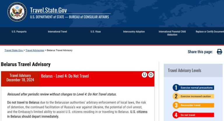 U.S. Reissues ‘Do Not Travel’ Warning For This European Country
