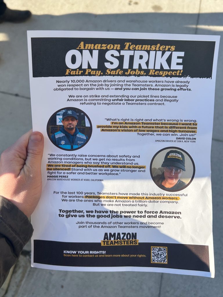 Amazon Warehouse Workers Across US Strike Ahead of Holiday Rush