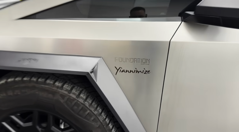 The UK Now Has Its Own Illegal Rubberized Cybertruck on the Road