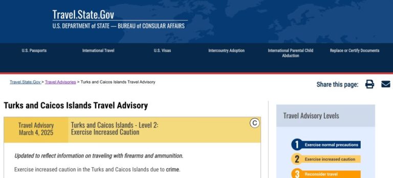 Is Turks And Caicos Safe? Travel Advisory 2025