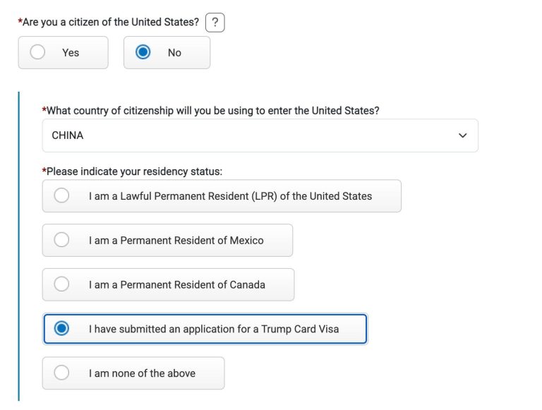 A ‘Trump Card Visa’ Is Already Showing Up in Immigration Forms
