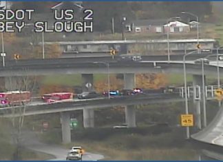 SR 2 near Everett reopened following serious crash with fire