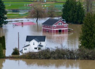 Floodwaters recede across western Washington as officials warn of more rain ahead