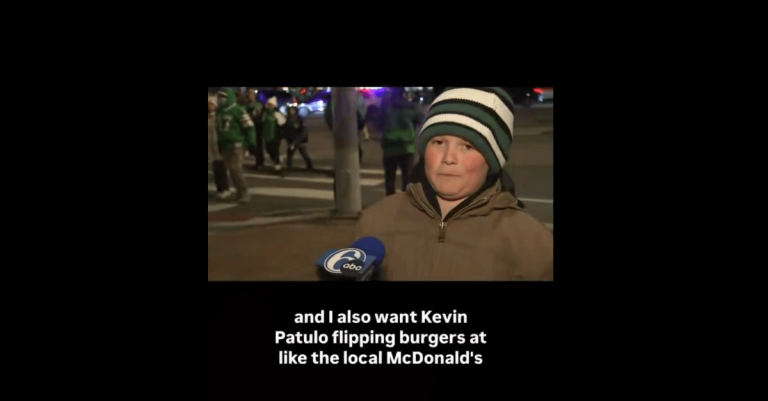 Young Eagles fan rips A.J. Brown and Kevin Patulo as only a Philly kid can