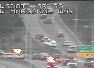 Driver ejected after rollover crash on SR 509 in Seattle