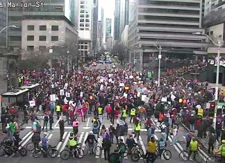 Protesters block traffic in Capitol Hill, march on Federal Building