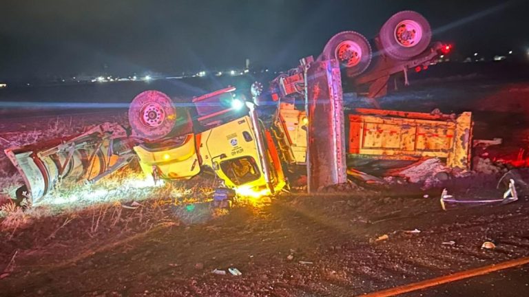 Semi-truck driver facing DUI charge after striking WSDOT vehicle on I-90 near Ellensburg