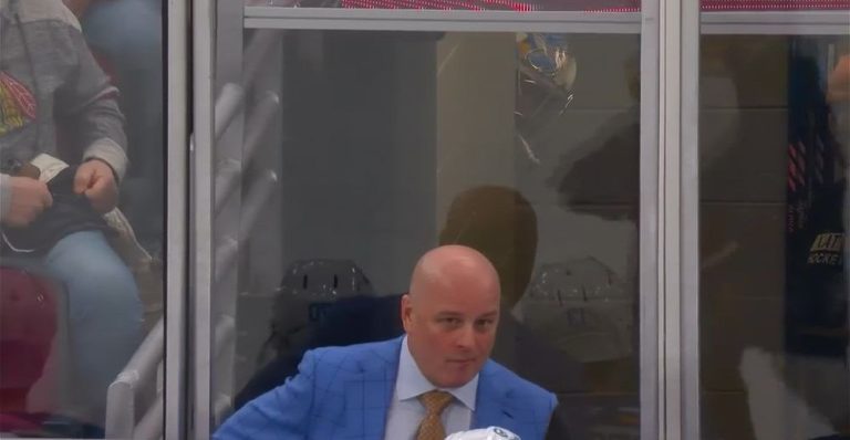 The St. Louis Blues had a goalie vanish mid-game