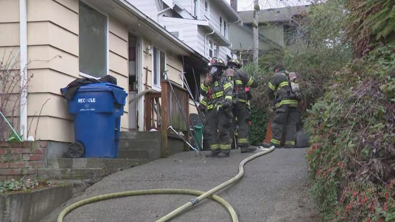 Fire reported at triplex residence in Capitol Hill
