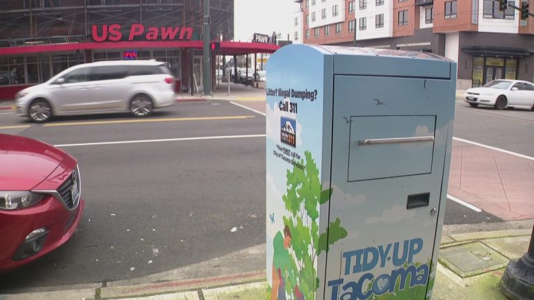 City of Tacoma to install 120 new trash containers to reduce litter