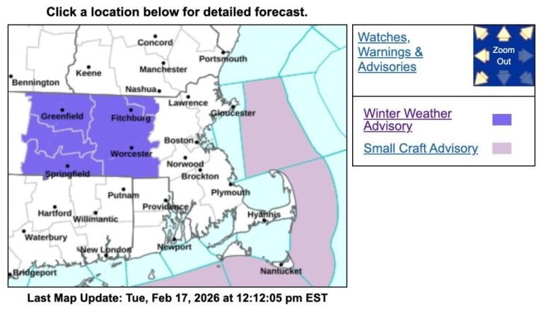 Urgent Winter Weather Message Issued for 5 Counties in Massachusetts