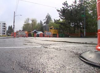 Road closure in Shoreline begins Monday night as part of NE 145th overpass project