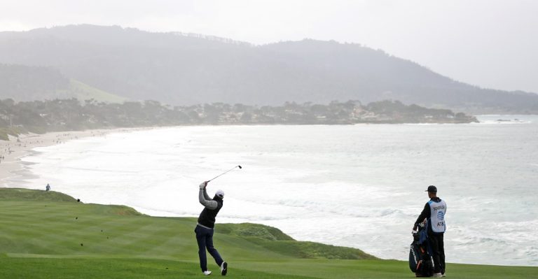 Scottie Scheffler did something he never had Sunday at the AT&T Pebble Peach Pro-Am