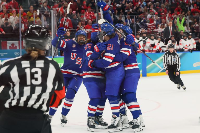 Olympic hockey scores: Hilary Knight stuns Canada with late goal; USA wins gold medal in OT