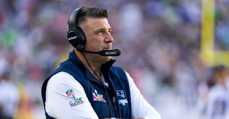 Mike Vrabel gushes over A.J. Brown at the NFL Combine