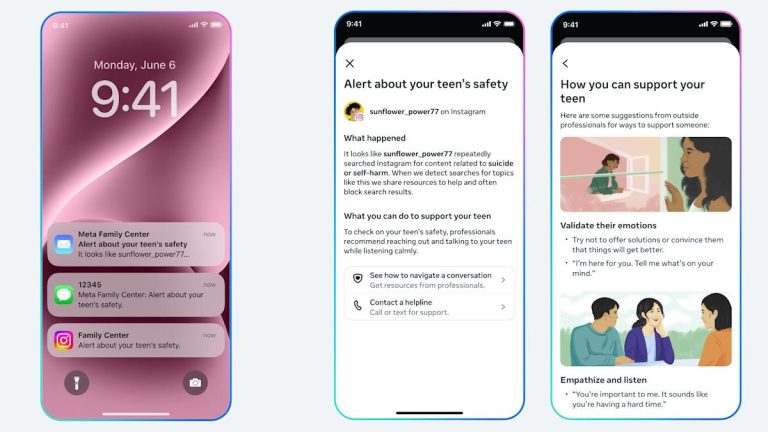 Instagram will alert parents if teens repeatedly search for suicide or self-harm content