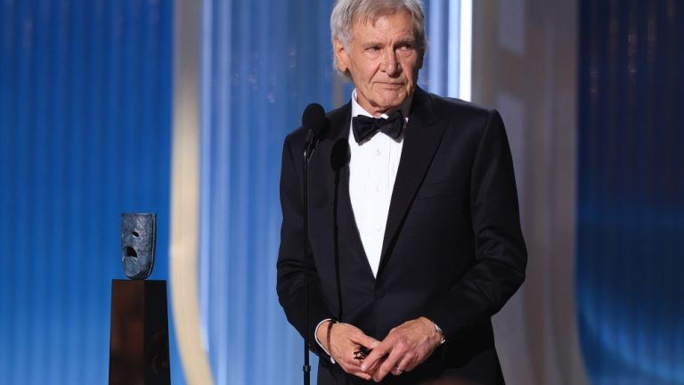 Harrison Ford Fights Back Tears Accepting SAG-AFTRA’s Life Achievement Award and Says He’s at the ‘Half Point of My Career. I’m Still a Working Actor’