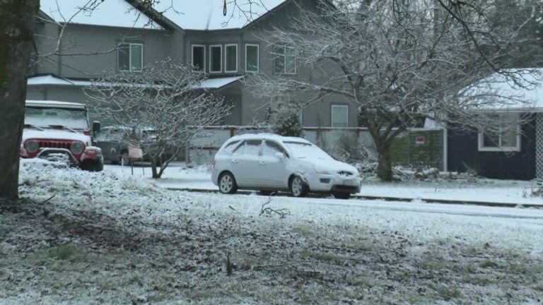 Puget Sound could see up to an inch of wet snow Friday
