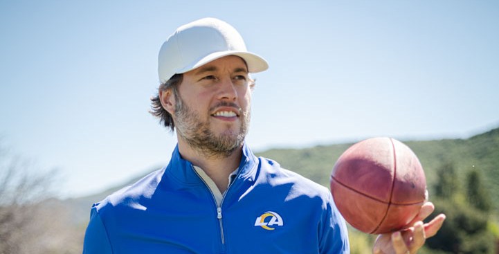 Matthew Stafford joins Johnnie-O as first professional football ambassador
