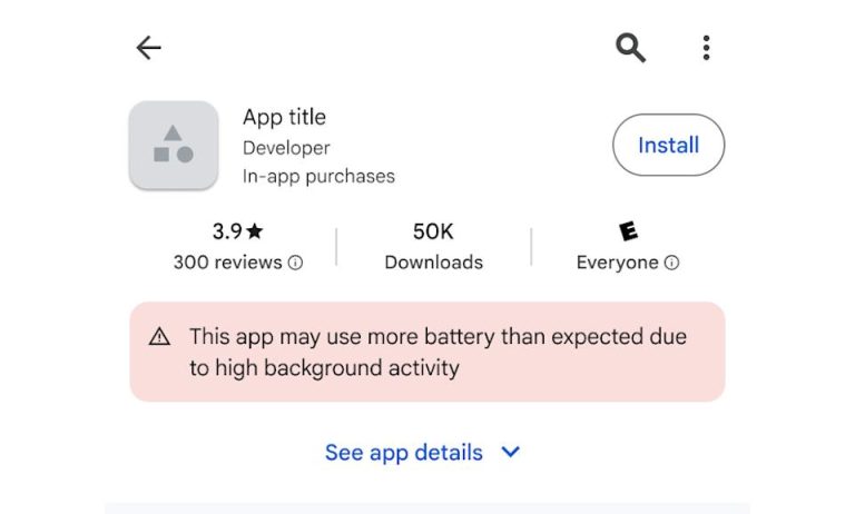 Google begins calling out battery-killing Android apps