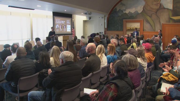 Standing room only at Everett transit town hall as light rail’s future remains uncertain