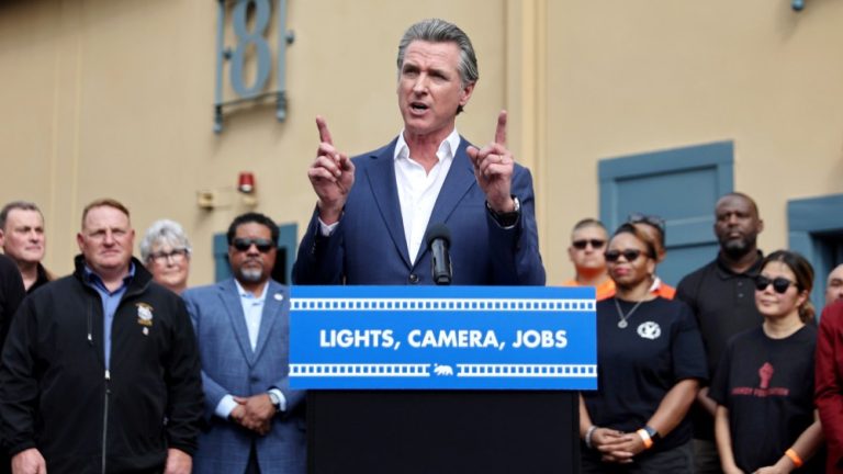 With Gavin Newsom on the Way Out, Hollywood Works to Build Ties to His Successor