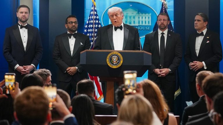 Trump Addresses Shooting at White House Correspondents’ Dinner: ‘It’s a Dangerous Profession’