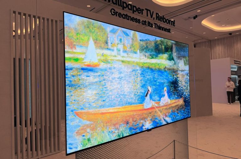 LG’s super-thin Wallpaper OLED TV starts at $5,500