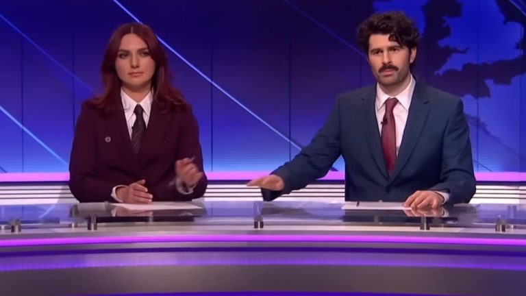 ‘SNL U.K.’ Weekend Update Takes Aim at Facebook Founder Mark Zuckerberg: ‘I Hope He Uses That Bunker in Exactly the Same Way Hitler Did’