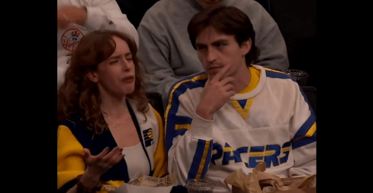 The viral Pacers fan reveals what she was yelling at her boyfriend about