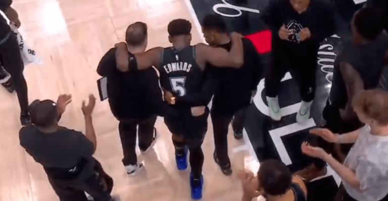 Anthon Edwards injury: Wolves star out for Game 4 after hurting left knee