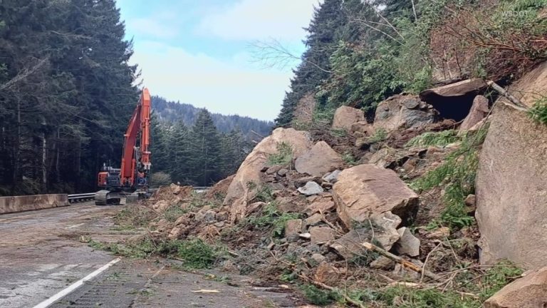 Northbound I-5 reopens south of Bellingham after monthlong work to clear landslide