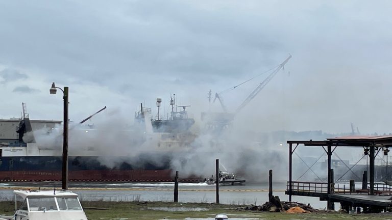 Trident Seafoods sues Tacoma, alleging firefighting decision destroyed commercial vessel