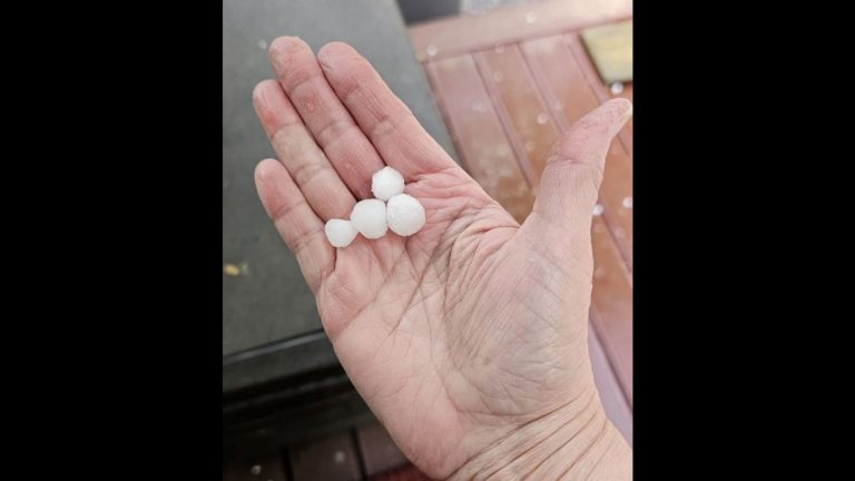 Spring storm brings hail, graupel and freezing temps to western Washington