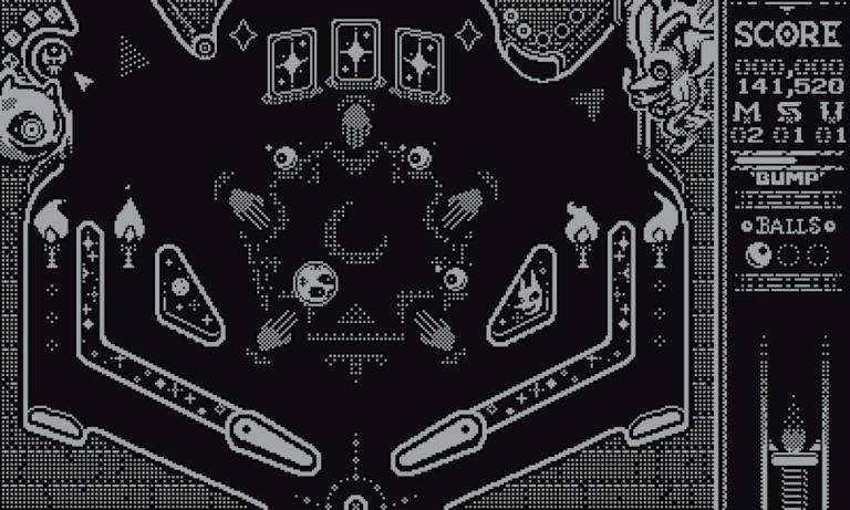 Devils on the Moon brings the score-chasing of pinball to the Playdate