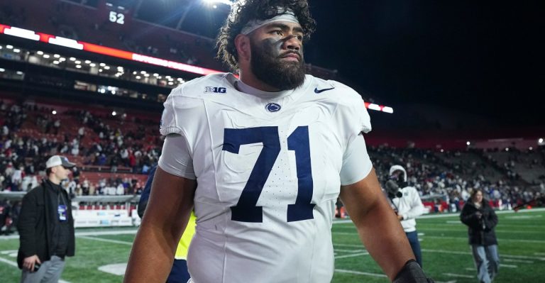 NFL mock draft 2026: Los Angeles Rams select Olaivavega Ioane, OG, Penn State